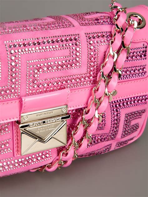 versace schonen|versace pink shopping bag.